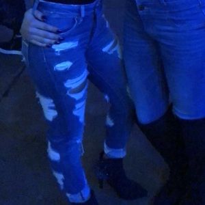 American Eagle Ripped Denim